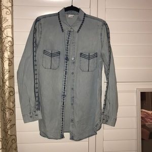 Cabi Chambray Blouse